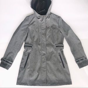 Spring Fleece-Lined Rain Jacket, size M